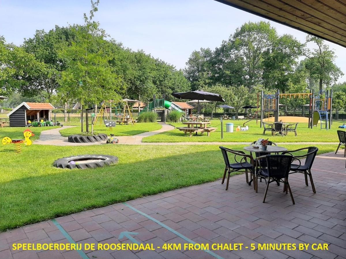 Sfeervol Chalet Op De Veluwe 푸텐 외부 사진